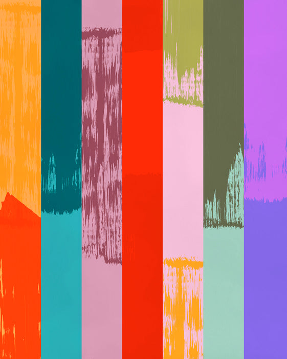 Komar NEU | Digitaldruck Vlies Fototapete - Fehlfarben - Größe 200 x 250 cm