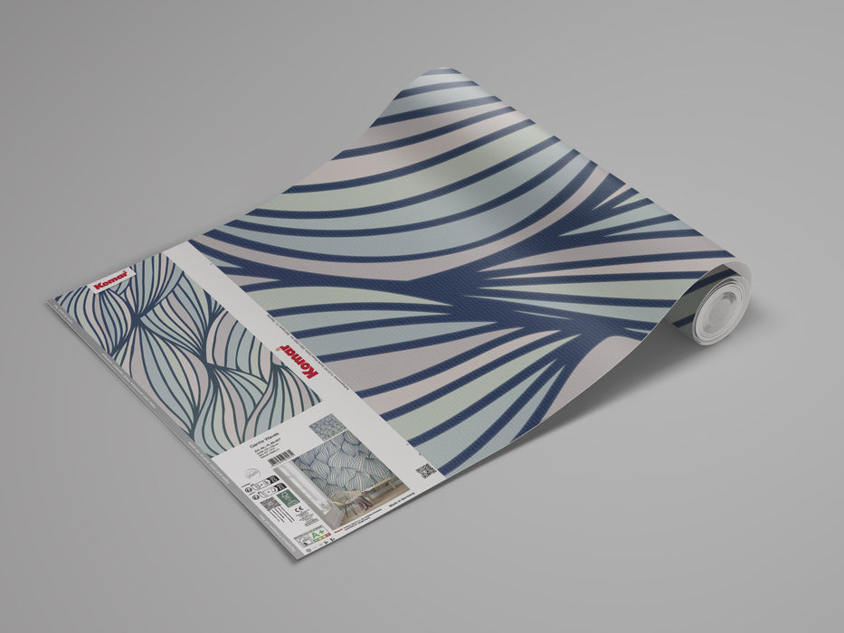 Komar NEU | Digitaldruck Vlies Fototapete - Gentle Waves - Größe 250 x 250 cm