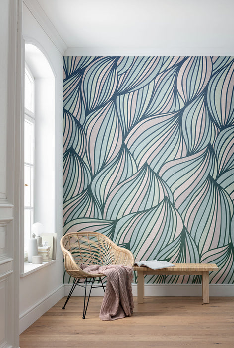 Komar NEU | Digitaldruck Vlies Fototapete - Gentle Waves - Größe 250 x 250 cm