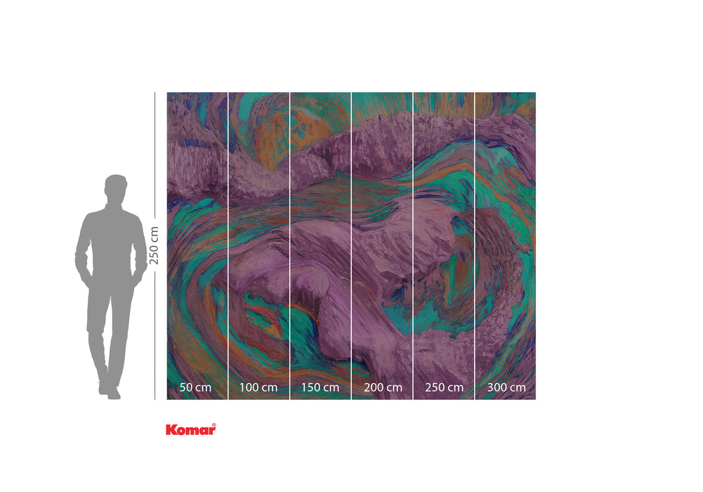 Komar NEU | Digitaldruck Vlies Fototapete - Sunset Island - Größe 300 x 250 cm