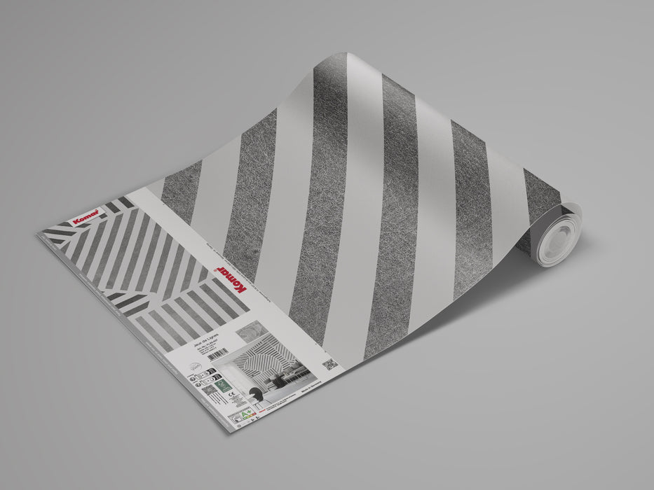 Komar NEU | Digitaldruck Vlies Fototapete - Jeux de Lignes - Größe 300 x 250 cm