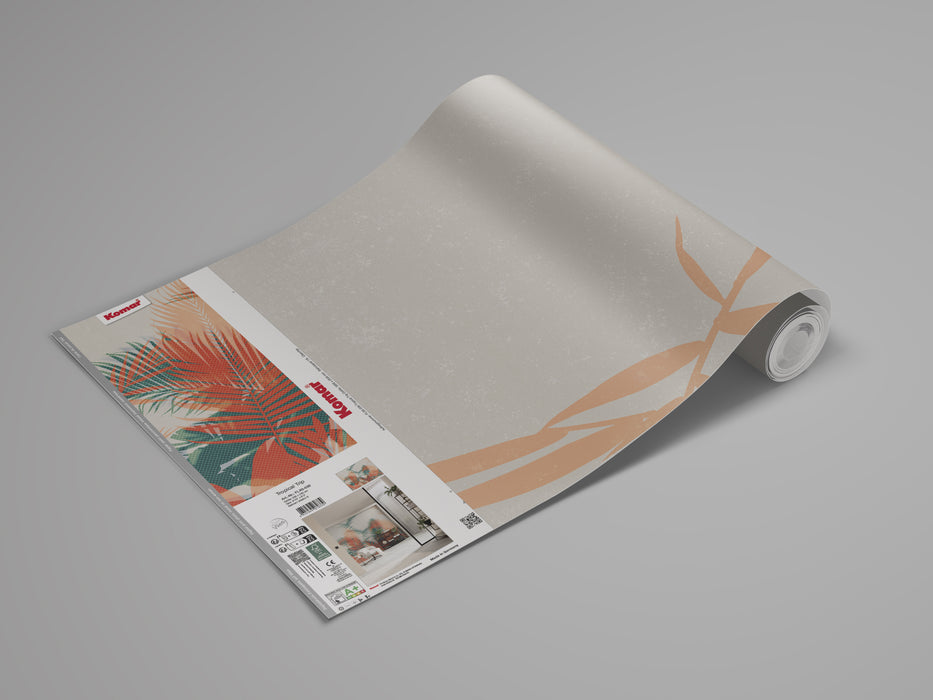 Komar NEU | Digitaldruck Vlies Fototapete - Tropical Trip - Größe 300 x 250 cm