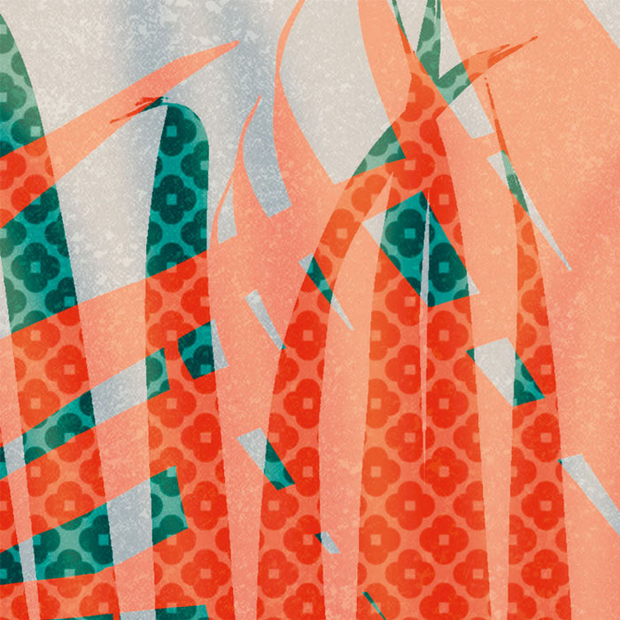 Komar NEU | Digitaldruck Vlies Fototapete - Tropical Trip - Größe 300 x 250 cm