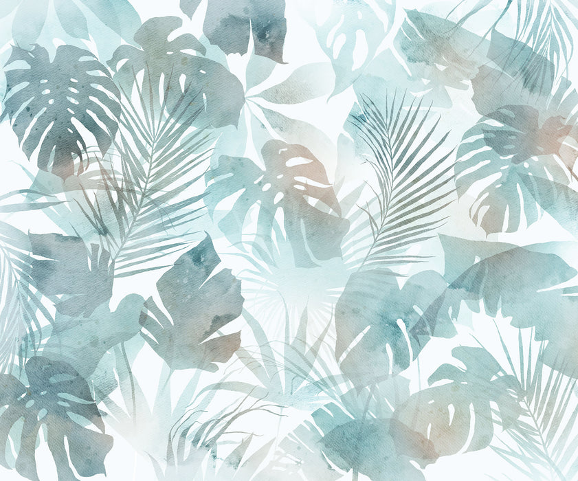 Digitaldruck Vlies Fototapete | Aqua Flora | 300 x 250 cm