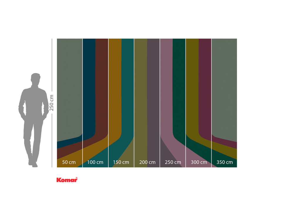 Komar NEU | Digitaldruck Vlies Fototapete - Modern - Größe 350 x 250 cm