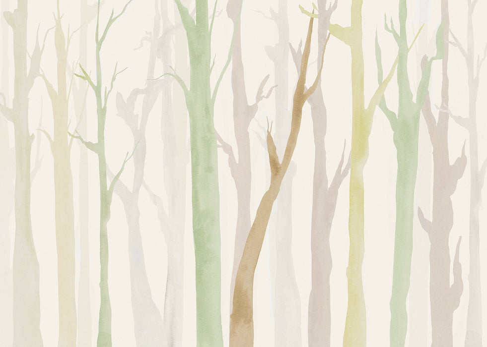 Digitaldruck Vlies Fototapete | Shadow Woods | 350 x 250 cm