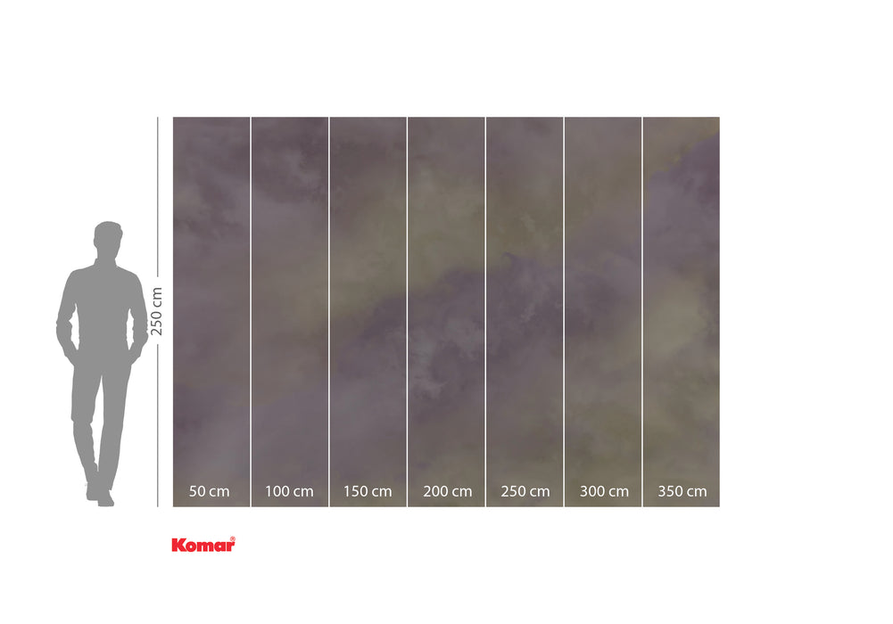 Komar NEU | Digitaldruck Vlies Fototapete - Lavender Clouds - Größe 350 x 250 cm