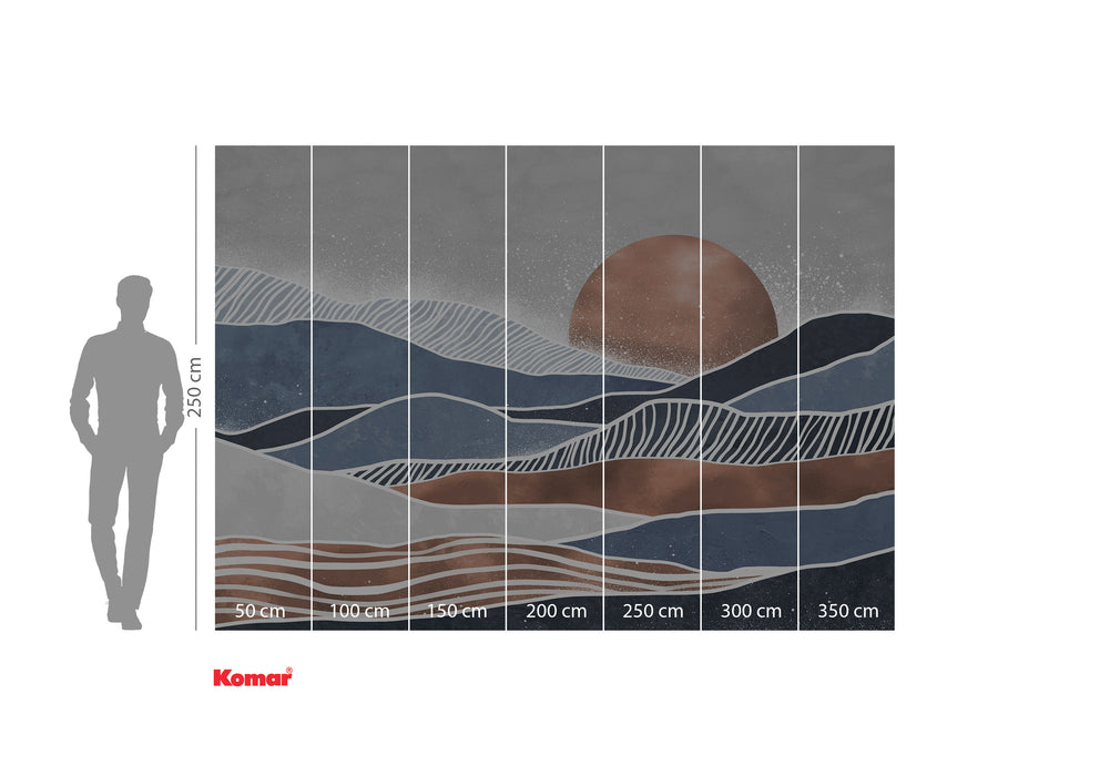 Komar NEU | Digitaldruck Vlies Fototapete - Shades of Greece - Größe 350 x 250 cm