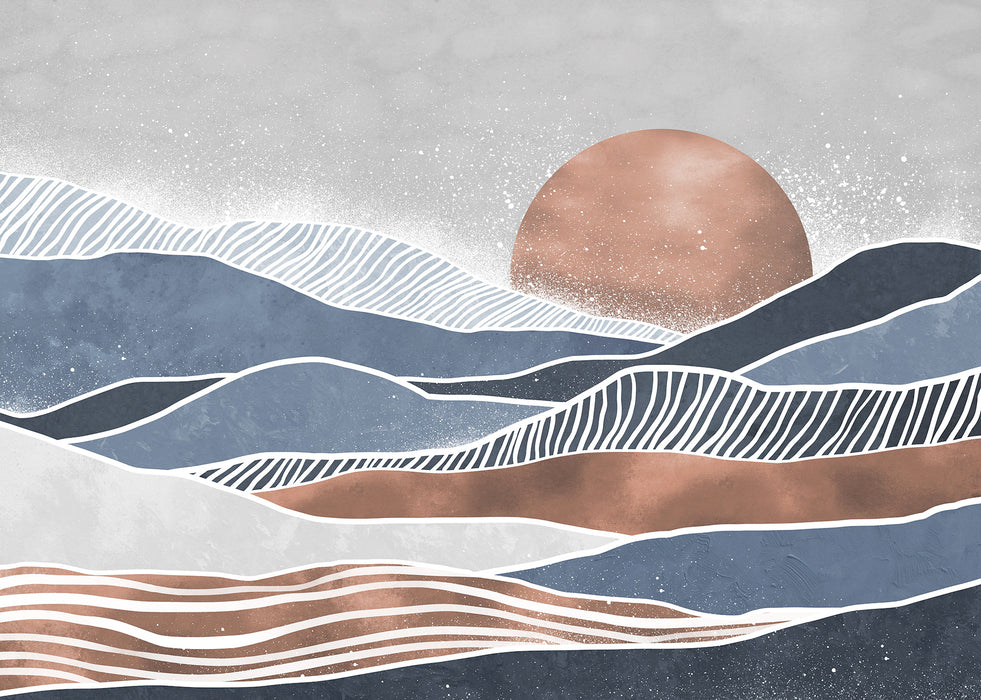 Komar NEU | Digitaldruck Vlies Fototapete - Shades of Greece - Größe 350 x 250 cm