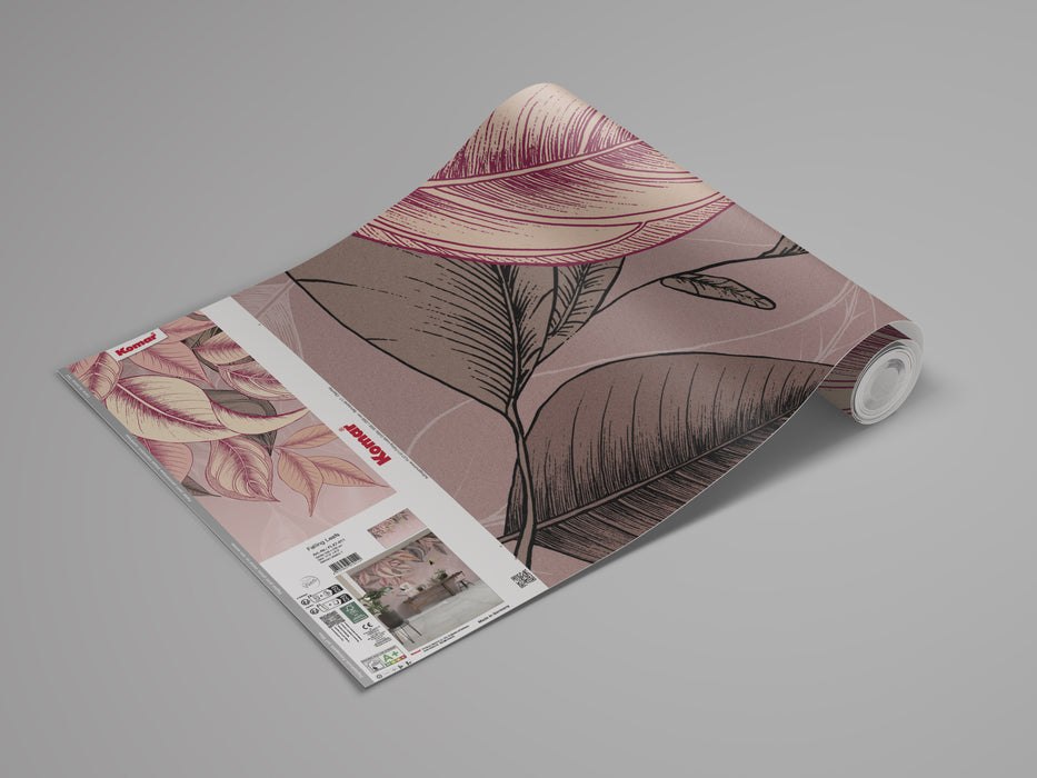 Komar NEU | Digitaldruck Vlies Fototapete - Falling Leafs - Größe 350 x 250 cm