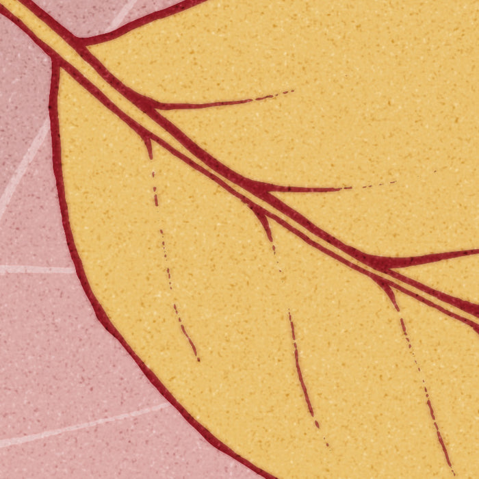 Komar NEU | Digitaldruck Vlies Fototapete - Falling Leafs - Größe 350 x 250 cm