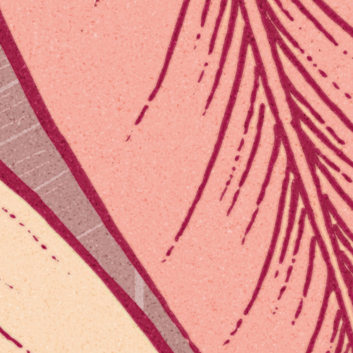 Komar NEU | Digitaldruck Vlies Fototapete - Falling Leafs - Größe 350 x 250 cm