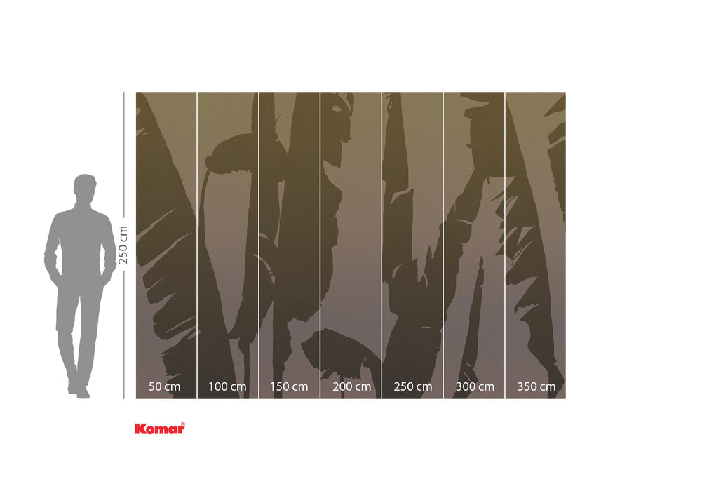 Komar NEU | Digitaldruck Vlies Fototapete - Bahama Bananas - Größe 350 x 250 cm