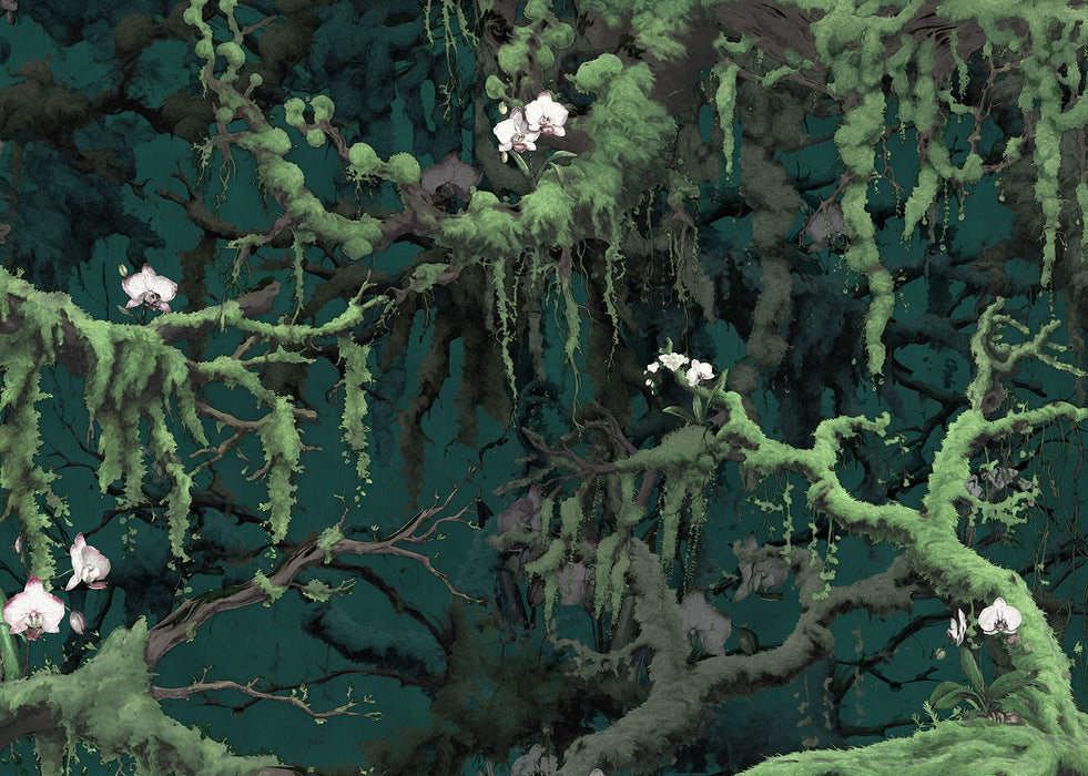 Komar NEU | Digitaldruck Vlies Fototapete - Orch-Idee - Größe 350 x 250 cm