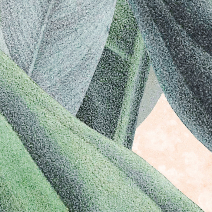 Digitaldruck Vlies Fototapete | Soft Jungle | 350 x 250 cm
