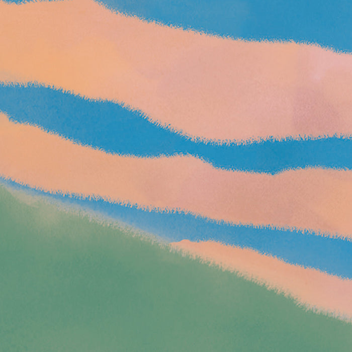 Komar NEU | Digitaldruck Vlies Fototapete - Wave Symphony - Größe 350 x 250 cm