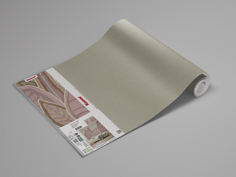 Komar NEU | Digitaldruck Vlies Fototapete - Papunya Leafs - Größe 350 x 250 cm