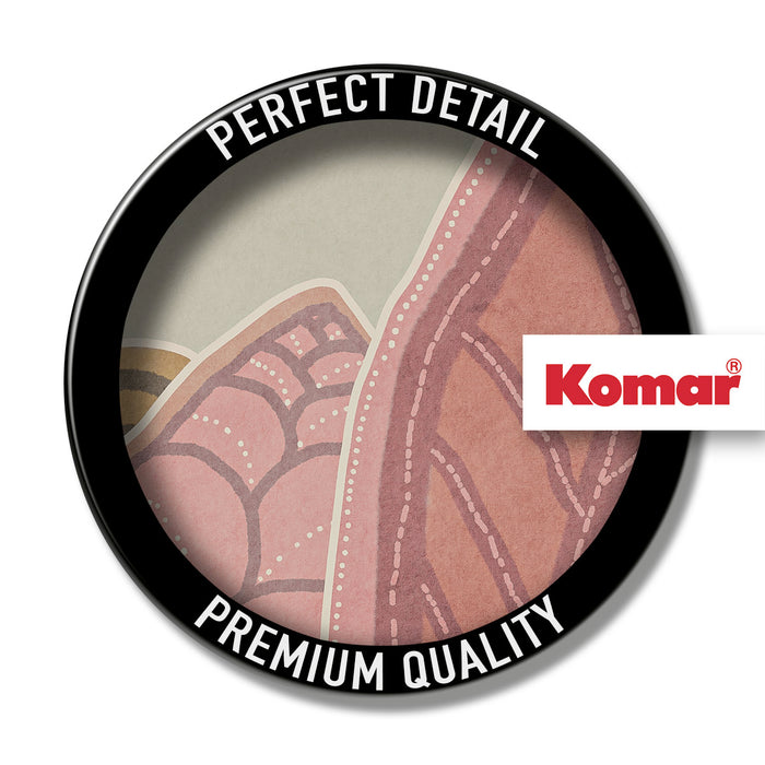 Komar NEU | Digitaldruck Vlies Fototapete - Papunya Leafs - Größe 350 x 250 cm