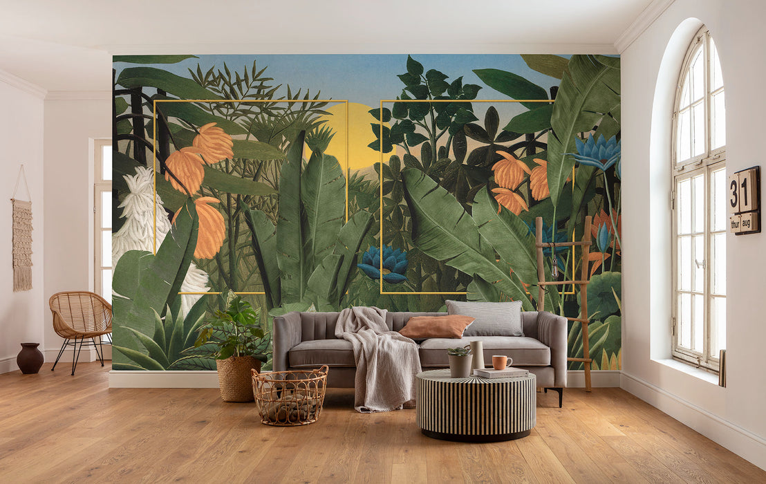 Komar NEU | Digitaldruck Vlies Fototapete - Rousseau Remix - Größe 350 x 250 cm