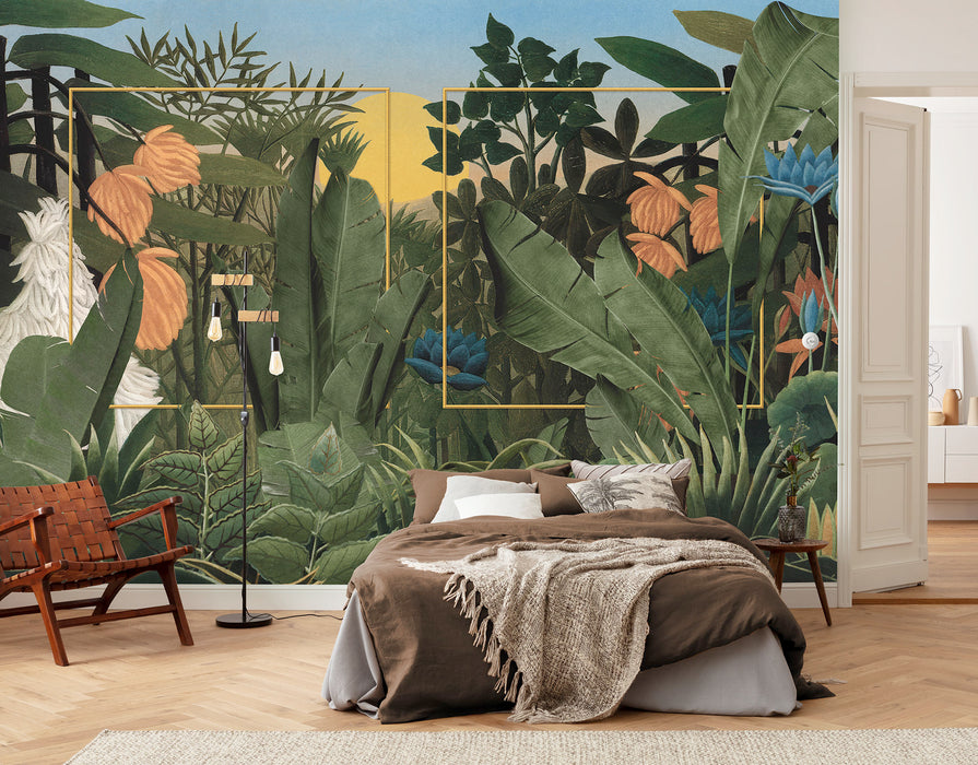 Digitaldruck Vlies Fototapete | Rousseau Remix | 350 x 250 cm