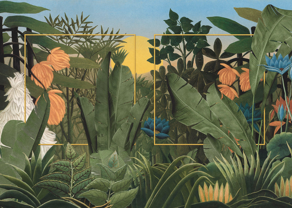 Komar NEU | Digitaldruck Vlies Fototapete - Rousseau Remix - Größe 350 x 250 cm