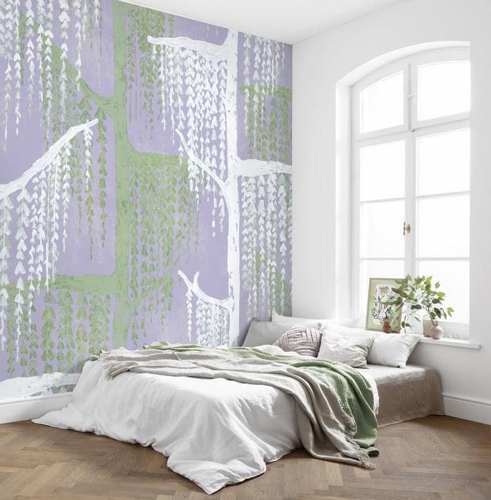 Komar NEU | Digitaldruck Vlies Fototapete - Crazy Willow - Größe 350 x 250 cm