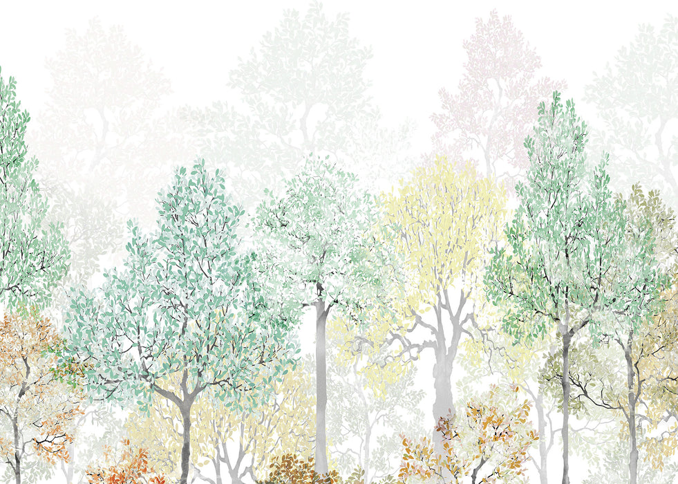 Komar NEU | Digitaldruck Vlies Fototapete - Bright Rainbow - Größe 350 x 250 cm