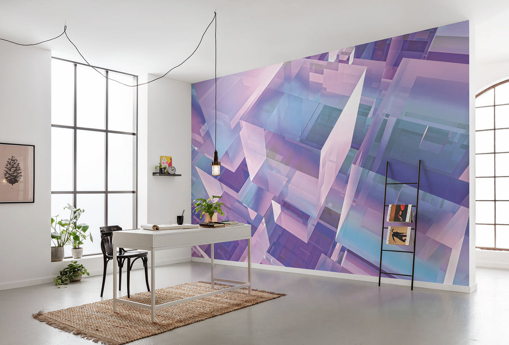 Komar NEU | Digitaldruck Vlies Fototapete - Holographicubical - Größe 350 x 250 cm
