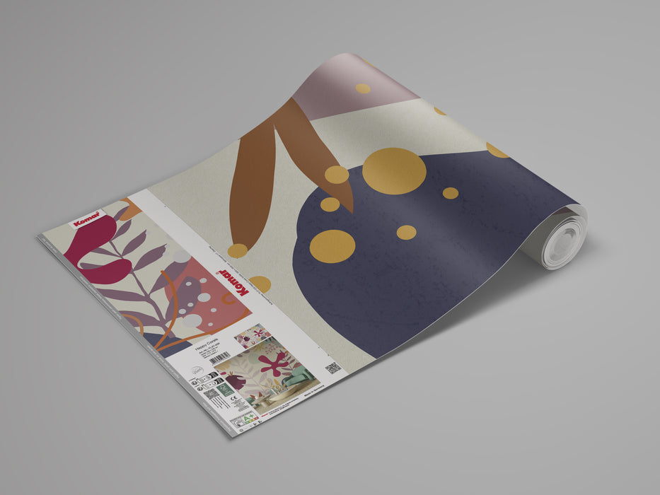 Komar NEU | Digitaldruck Vlies Fototapete - Happy Corals - Größe 350 x 250 cm