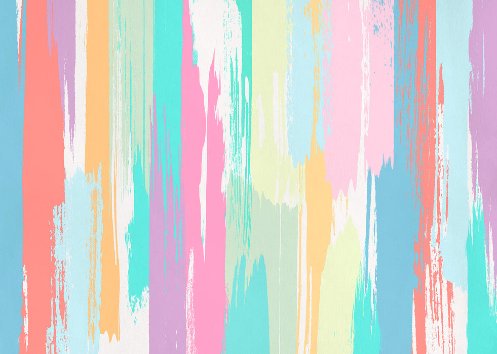 Komar NEU | Digitaldruck Vlies Fototapete - Colour Rain - Größe 350 x 250 cm