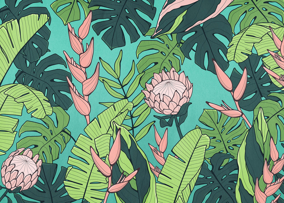 Komar NEU | Digitaldruck Vlies Fototapete - Revival - Größe 350 x 250 cm