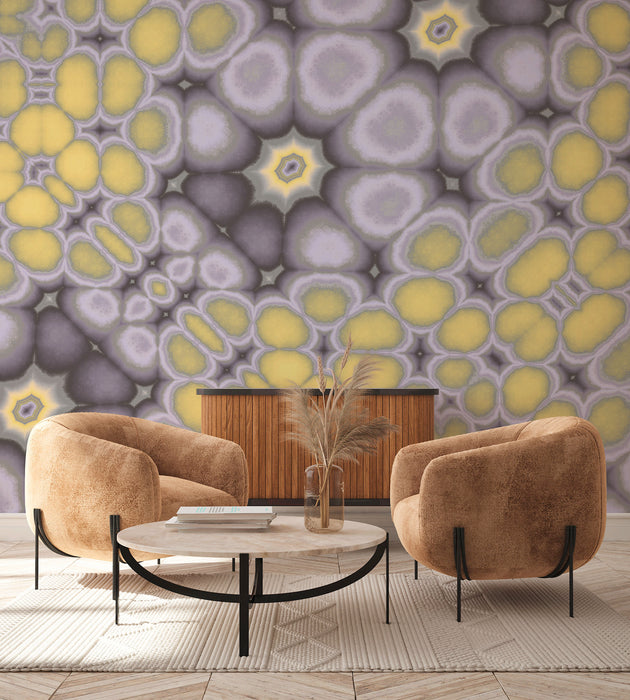 Komar NEU | Digitaldruck Vlies Fototapete - Fractal Flakes - Größe 350 x 250 cm