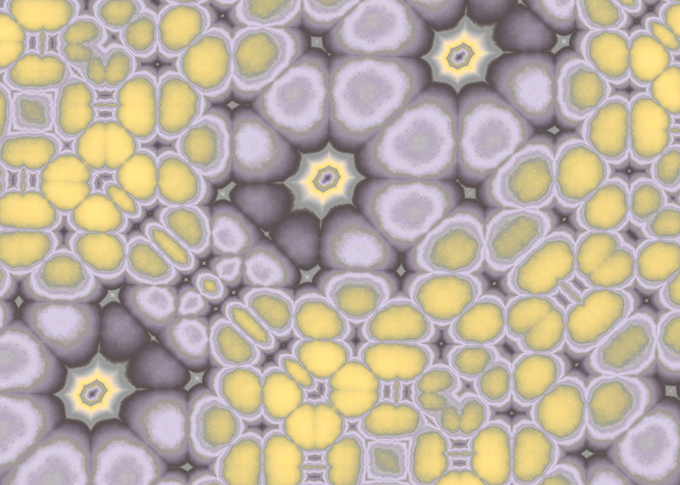 Komar NEU | Digitaldruck Vlies Fototapete - Fractal Flakes - Größe 350 x 250 cm