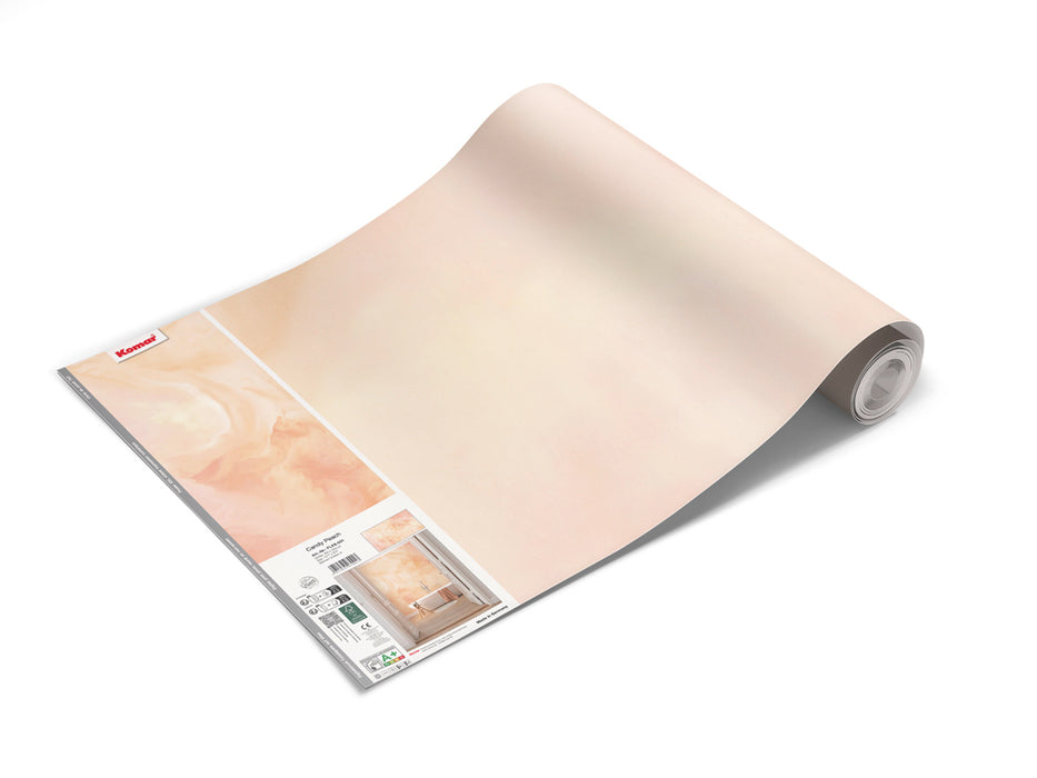 Komar NEU | Digitaldruck Vlies Fototapete - Candy Peach - Größe 400 x 250 cm