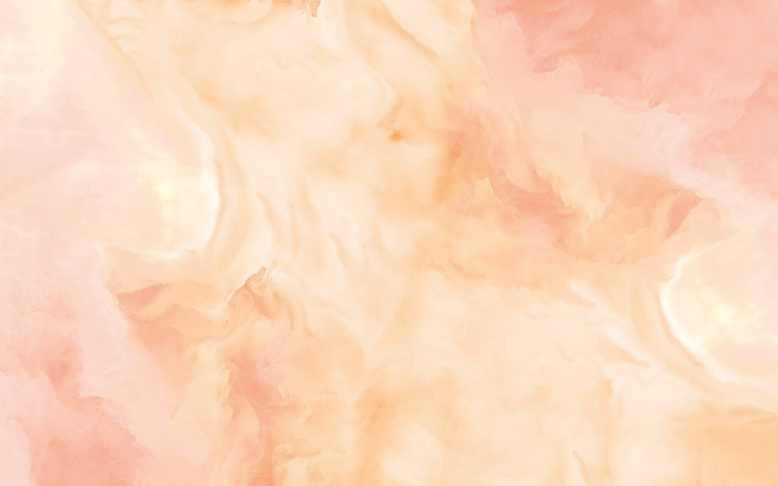 Komar NEU | Digitaldruck Vlies Fototapete - Candy Peach - Größe 400 x 250 cm