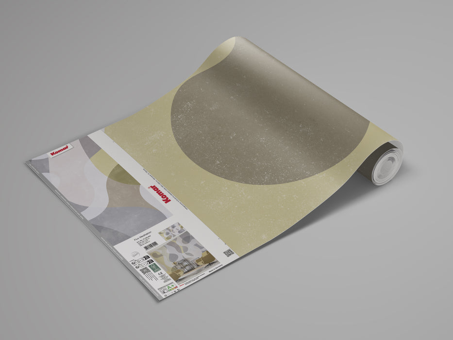 Komar NEU | Digitaldruck Vlies Fototapete - Flux Meditation - Größe 400 x 250 cm