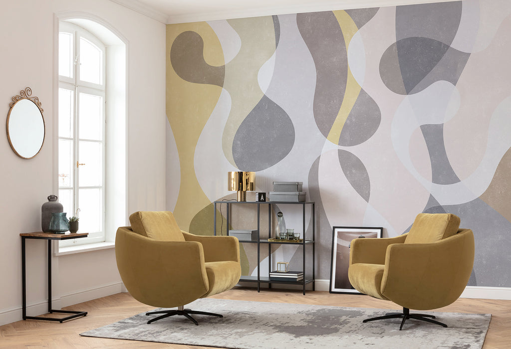 Komar NEU | Digitaldruck Vlies Fototapete - Flux Meditation - Größe 400 x 250 cm