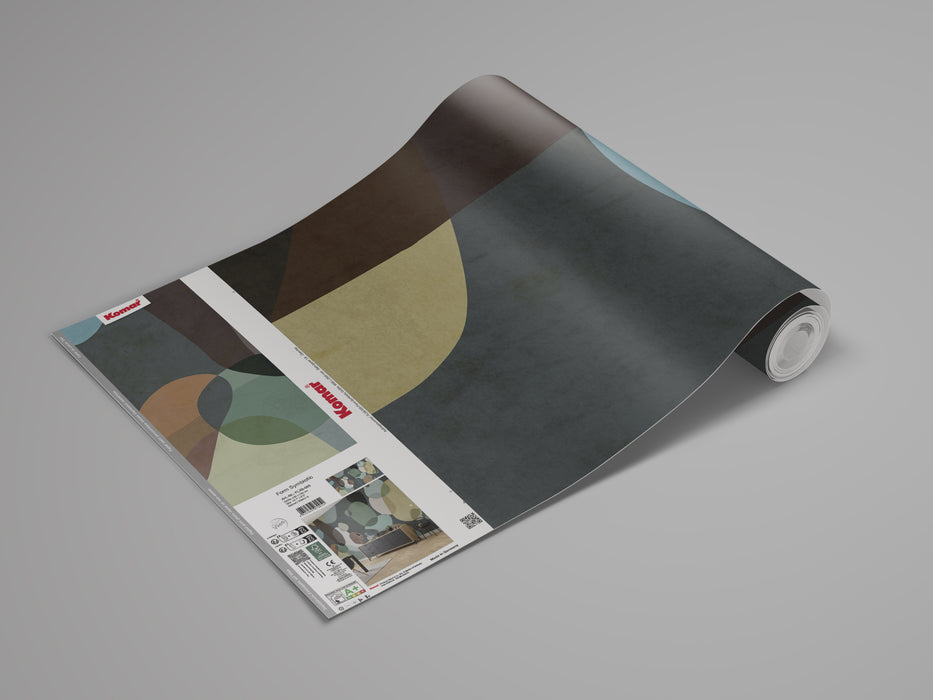 Komar NEU | Digitaldruck Vlies Fototapete - Form Symbiotic - Größe 400 x 250 cm