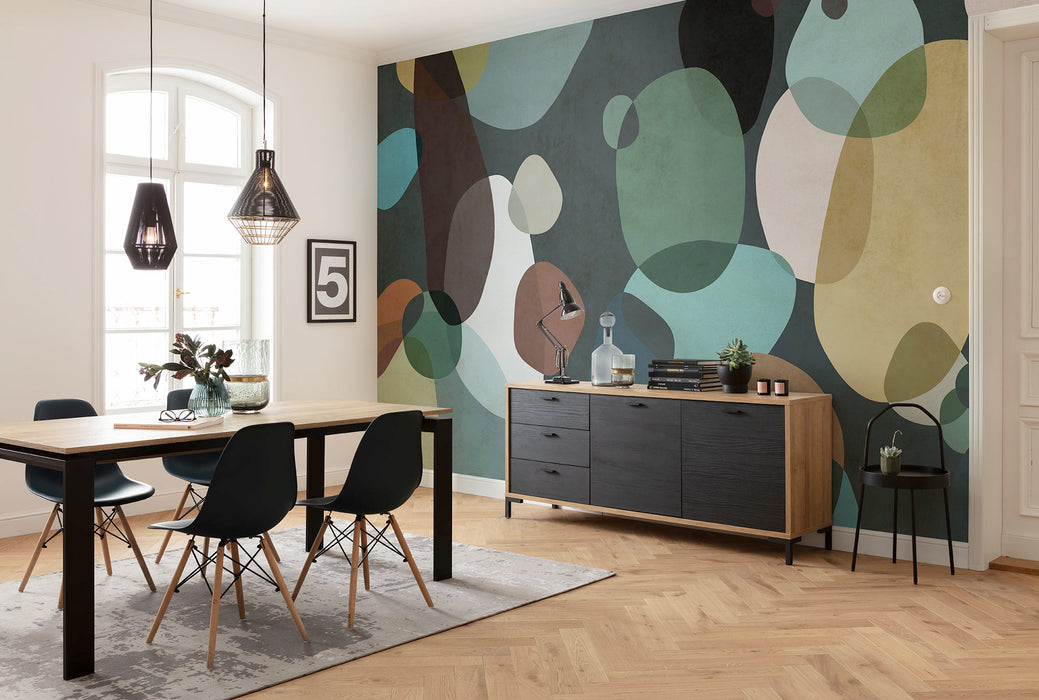 Komar NEU | Digitaldruck Vlies Fototapete - Form Symbiotic - Größe 400 x 250 cm