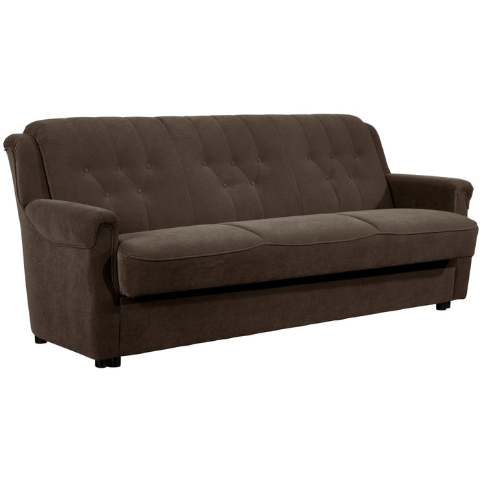 Freiburg | Sofa 3-Sitzer mit Bettfunktion, Rücken unecht