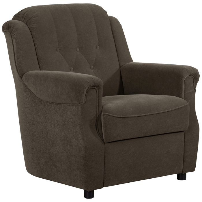 NEU Max Winzer | Freiburg | Sessel | Flockstoff | Füße Kunststoff Schwarz (Gleiter)