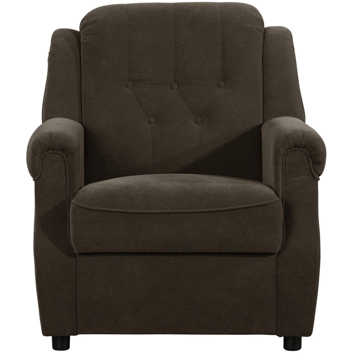 NEU Max Winzer | Freiburg | Sessel | Flockstoff | Füße Kunststoff Schwarz (Gleiter)