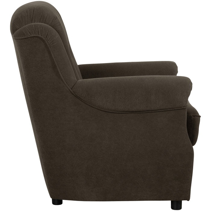 NEU Max Winzer | Freiburg | Sessel | Flockstoff | Füße Kunststoff Schwarz (Gleiter)