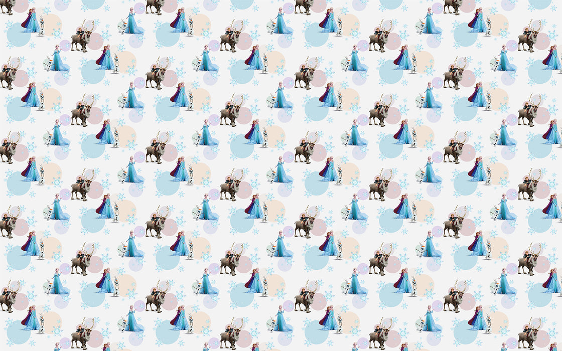 Tapete | Frozen Circles | 53 x 1005 cm