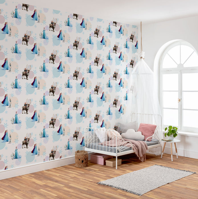 Tapete | Frozen Circles | 53 x 1005 cm