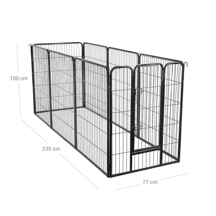 Feandrea | Freilaufgehege 100 cm hoch schwarz