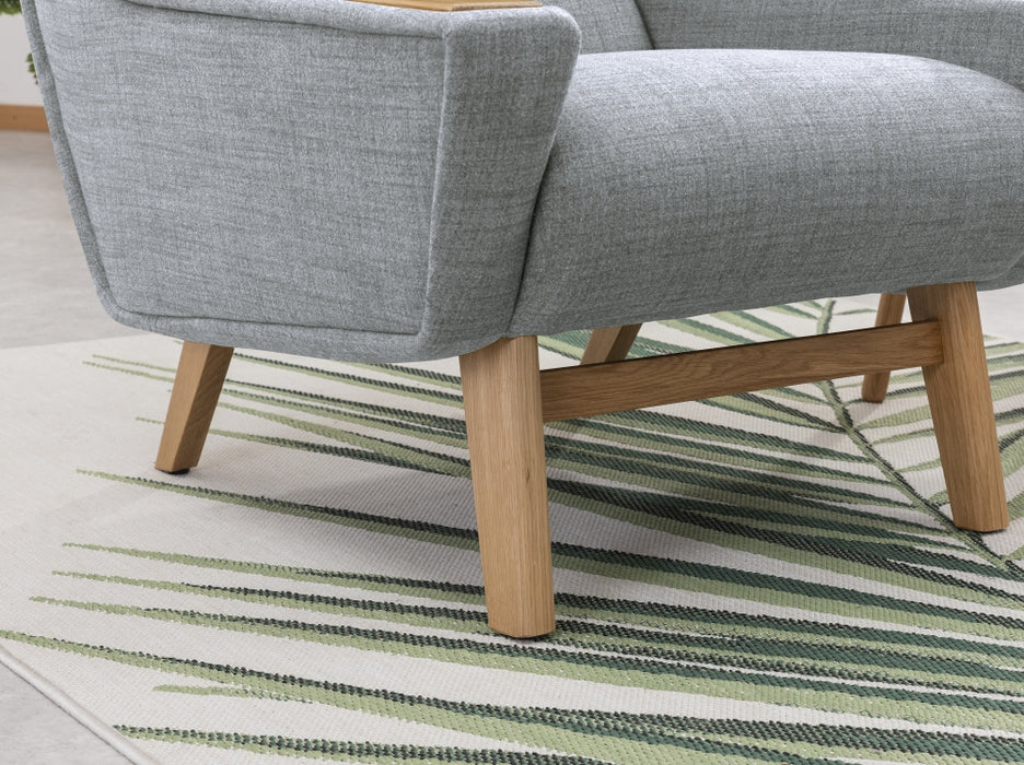 Helga | Sessel | Flachgewebe | Hellgrau