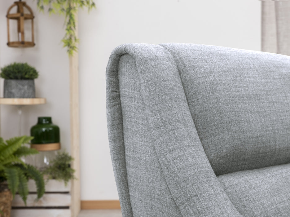 Helga | Sessel | Flachgewebe | Hellgrau
