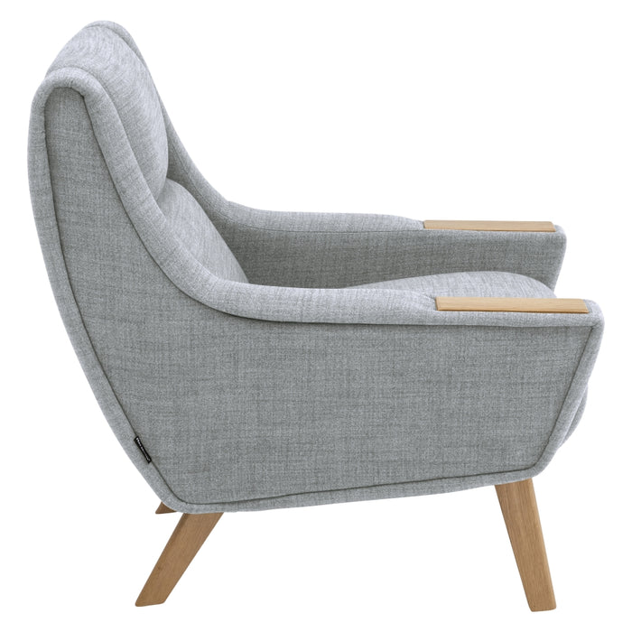 Helga | Sessel | Flachgewebe | Hellgrau