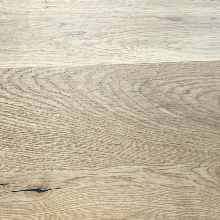 Schweizer Kante | Tischplatte | Wildeiche | Viele Lamellen | 40 mm